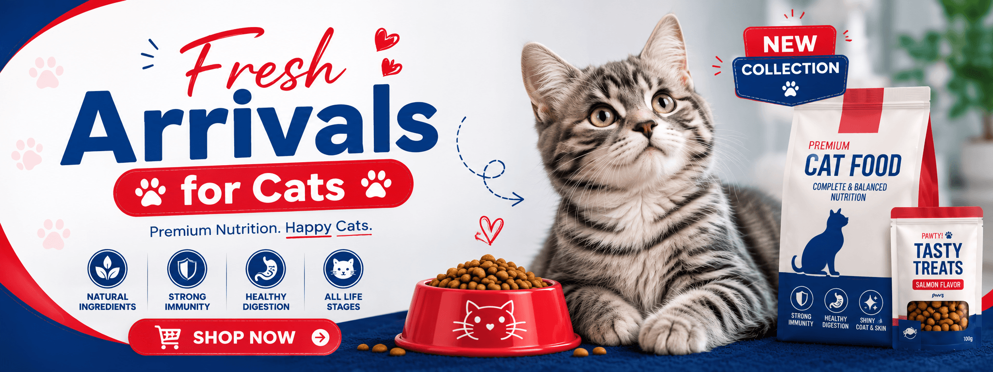 Fresh Arrivals for Cats