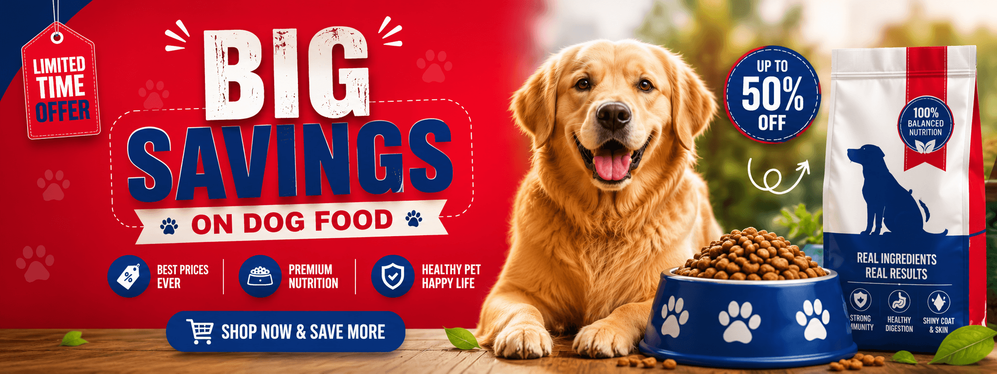 Big Savings on Dog Food
